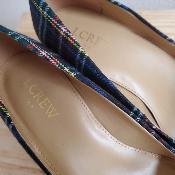 J. Crew Tartan Plaid Kitten Heel NWOB - Picture 7 of 7
